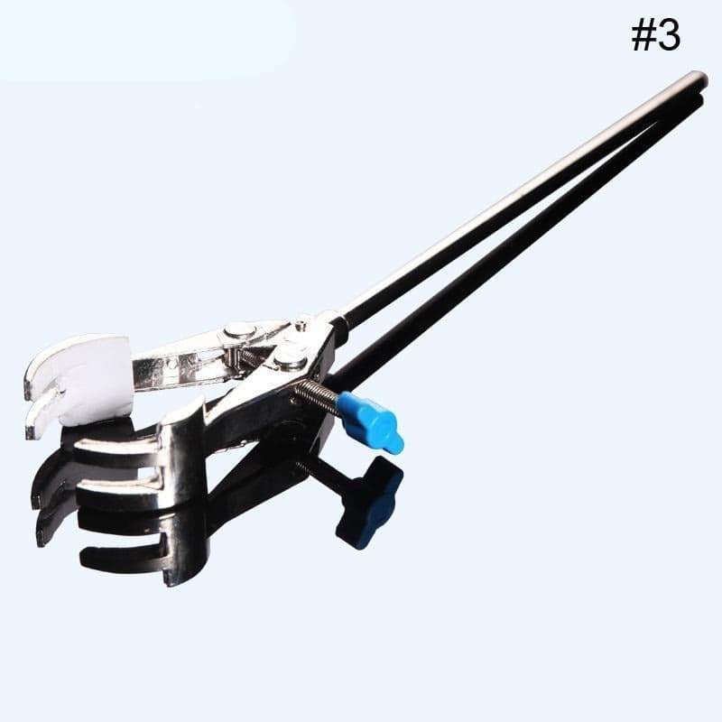 Universal stand clamp with 4-finger jaws