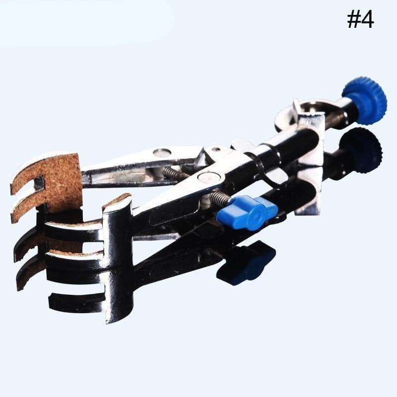 Universal stand clamp with 4-finger jaws
