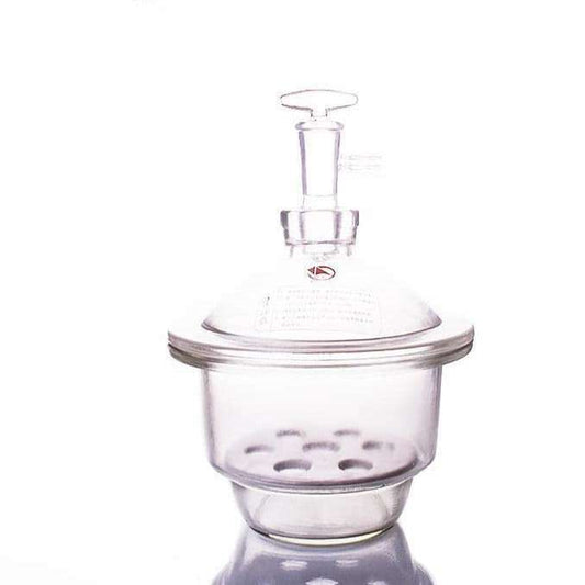 Vacuum Desiccator with tube and stopcock, clear glass