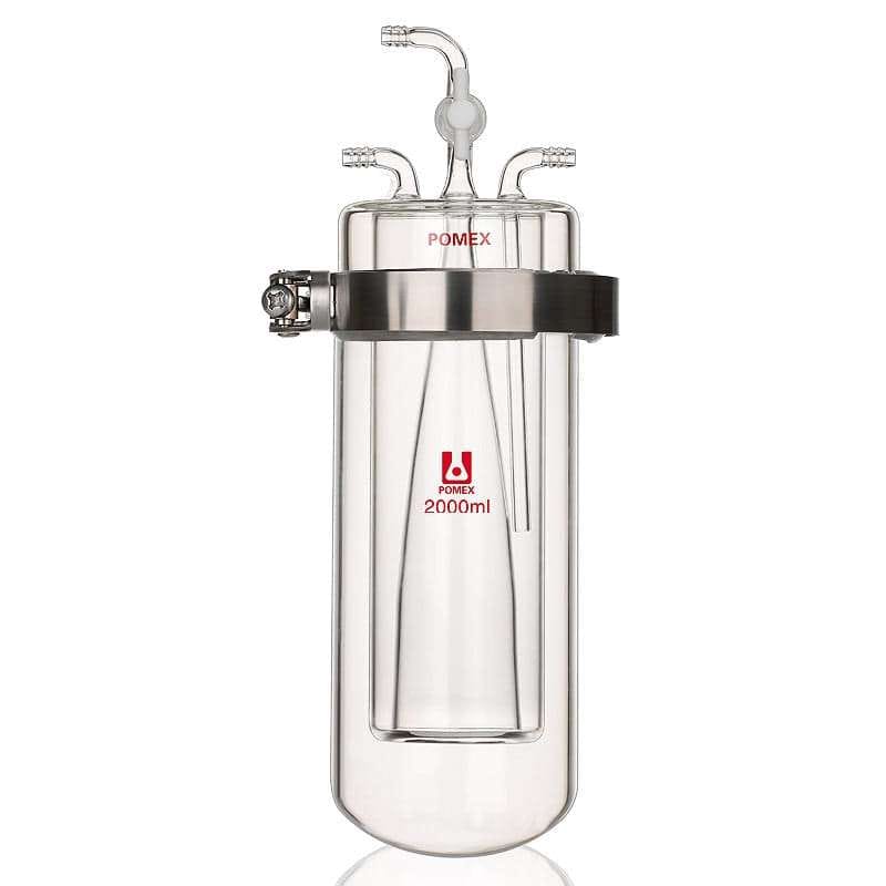 Vacuum Sublimation Apparatus with Water Jacket, O-Ring Seal, 250 to 2000 ml