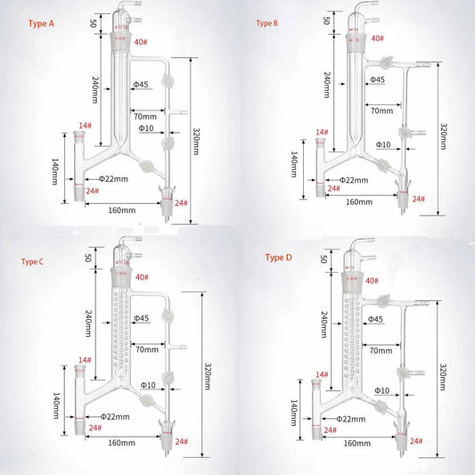 Variable Reflux Distillation Head with Cold Finger & Glass Stopcock