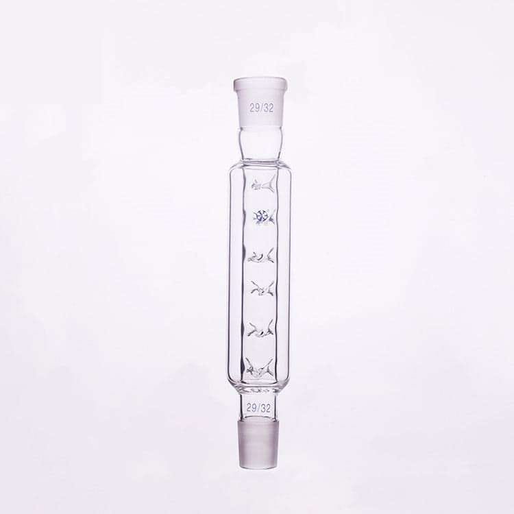 Vigreux column with jacket, length 200 mm to 400 mm