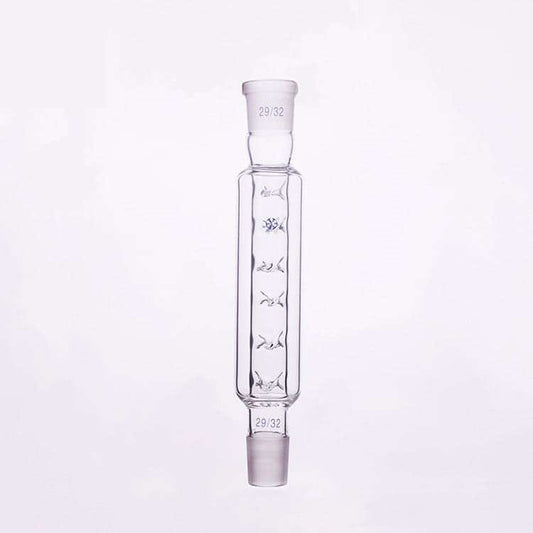 Vigreux column with jacket, length 200 mm to 400 mm