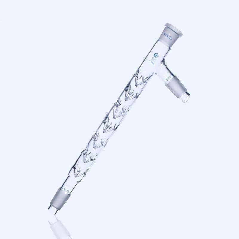 Vigreux column with side tube and joint, length 200 mm to 600 mm