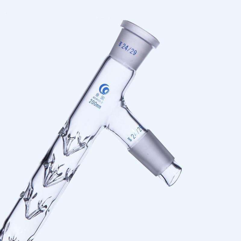 Vigreux column with side tube and joint, length 200 mm to 600 mm
