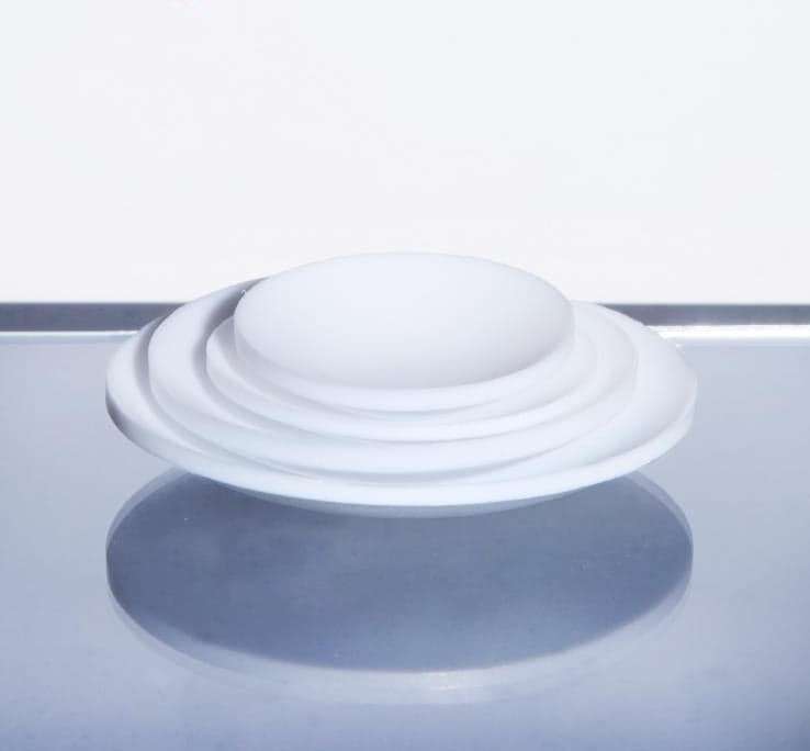 PTFE Watch Glasses, diameter 50 mm to 150 mm