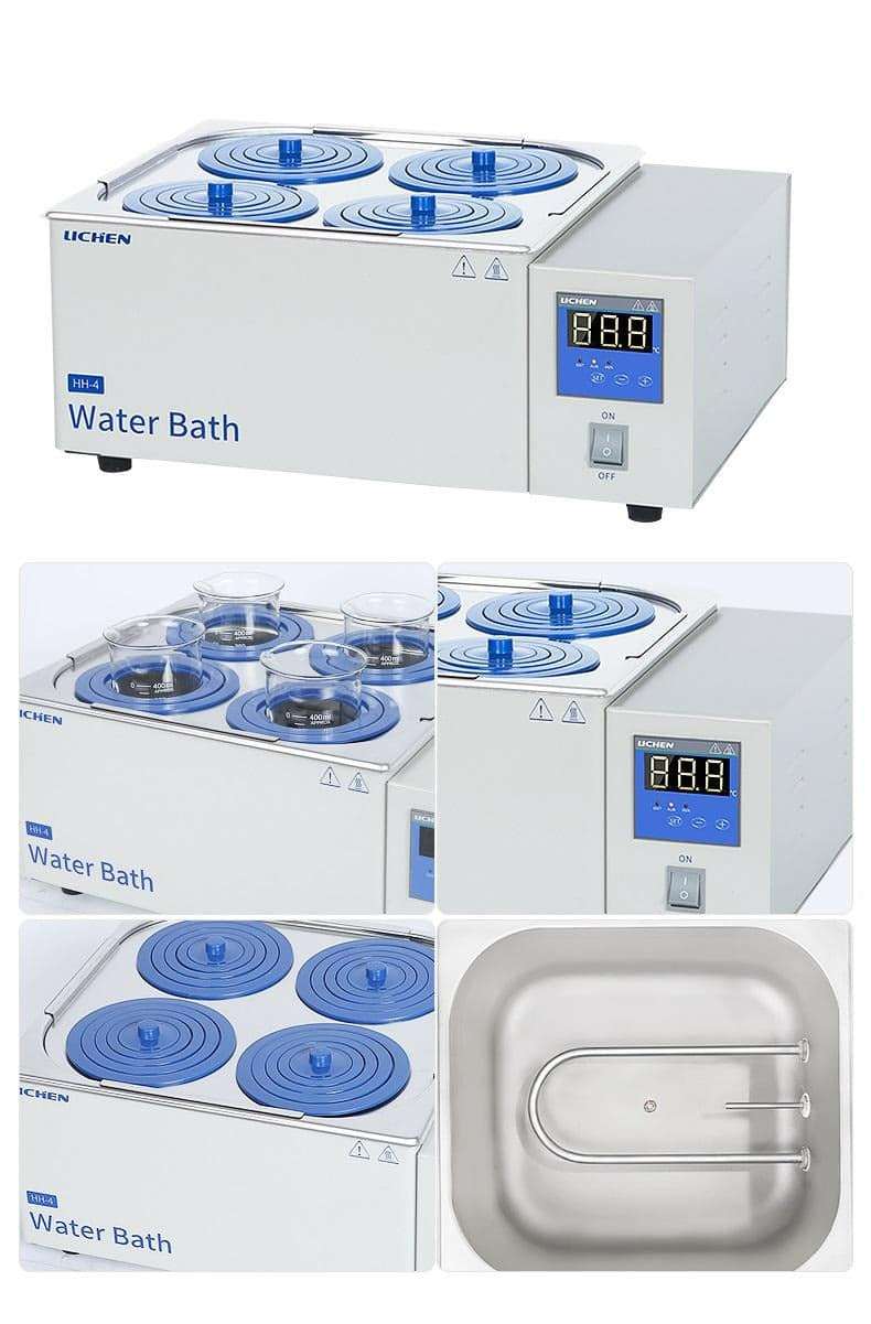 Water Bath with Concentric Rings Flat Cover, Openings 1 to 8