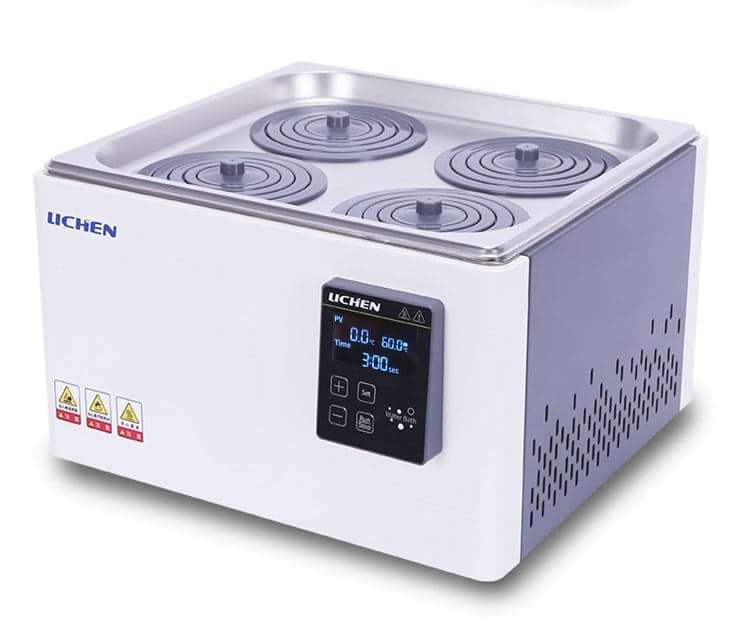 Water Bath with Magnetic Stirrer and Concentric Rings Flat Cover, Openings 2 to 6