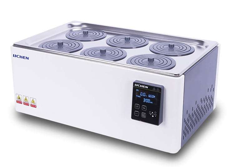 Water Bath with Magnetic Stirrer and Concentric Rings Flat Cover, Openings 2 to 6