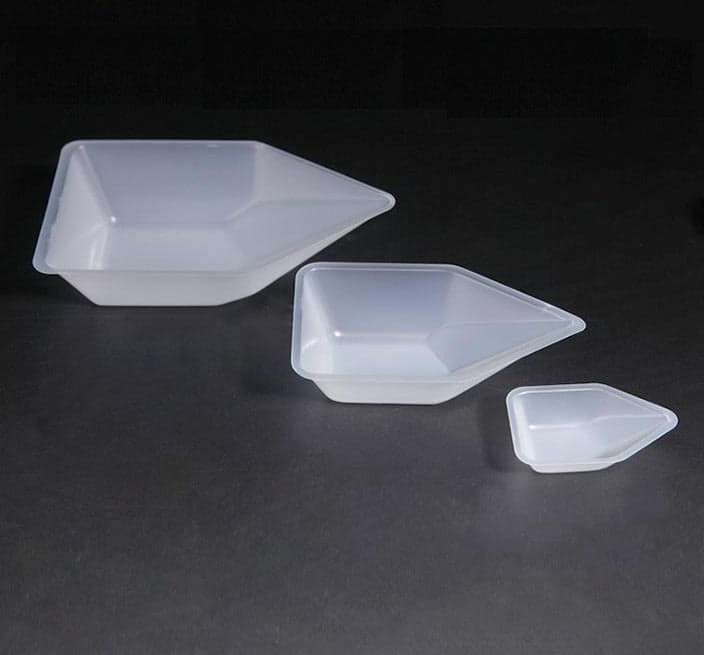 Weighing Boat, Plastic PS, Acid-Resistant, 10 pcs/pack