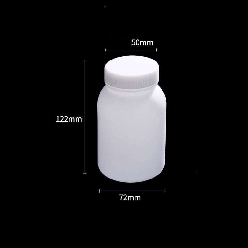 Wide mouth bottles with screw cap, Plastic PE, capacity 50 ml to 2.000 ml