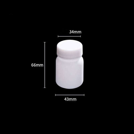 Wide mouth bottles with screw cap, Plastic PE, capacity 50 ml to 2.000 ml