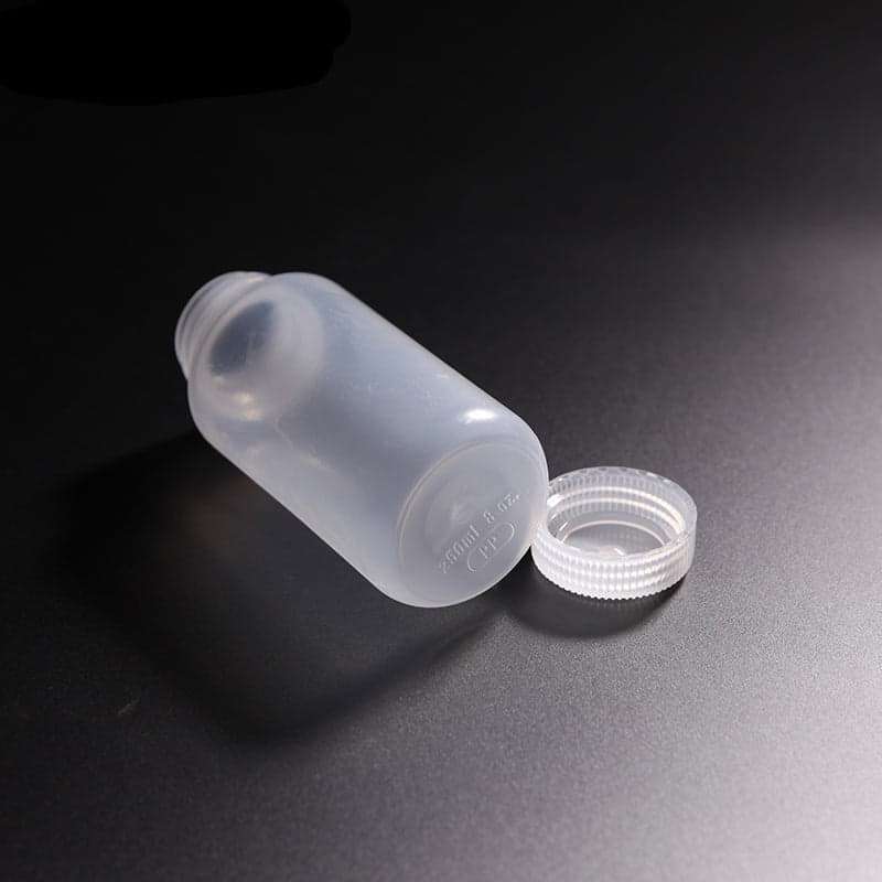 Wide Mouth Bottles with Screw Cap, Plastic PP, Capacity 4 ml to 2.000 ml