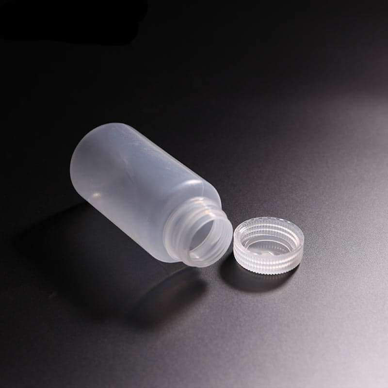 Wide Mouth Bottles with Screw Cap, Plastic PP, Capacity 4 ml to 2.000 ml