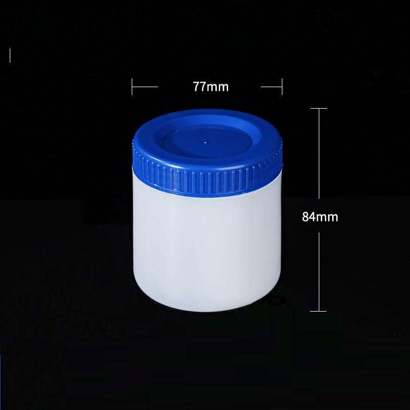 Wide-neck jar, plastic HDPE, capacity 250 ml to 1.000 ml
