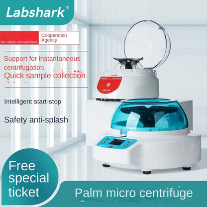 Mini Desktop Laboratory Handheld Centrifuge 8 Row Small Timing Low Speed Instantaneous