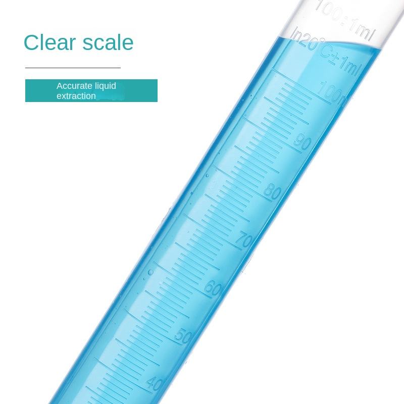 Large Capacity Transparent Plastic Measuring Cylinder 100/500/250/1000ml Graduated Cylinder