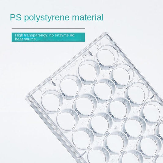Cell Culture Plate in Plastic Supported 6-well 12-well 24-well 48-well 96-well TC Surface Flat