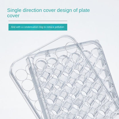 Cell Culture Plate in Plastic Supported 6-well 12-well 24-well 48-well 96-well TC Surface Flat