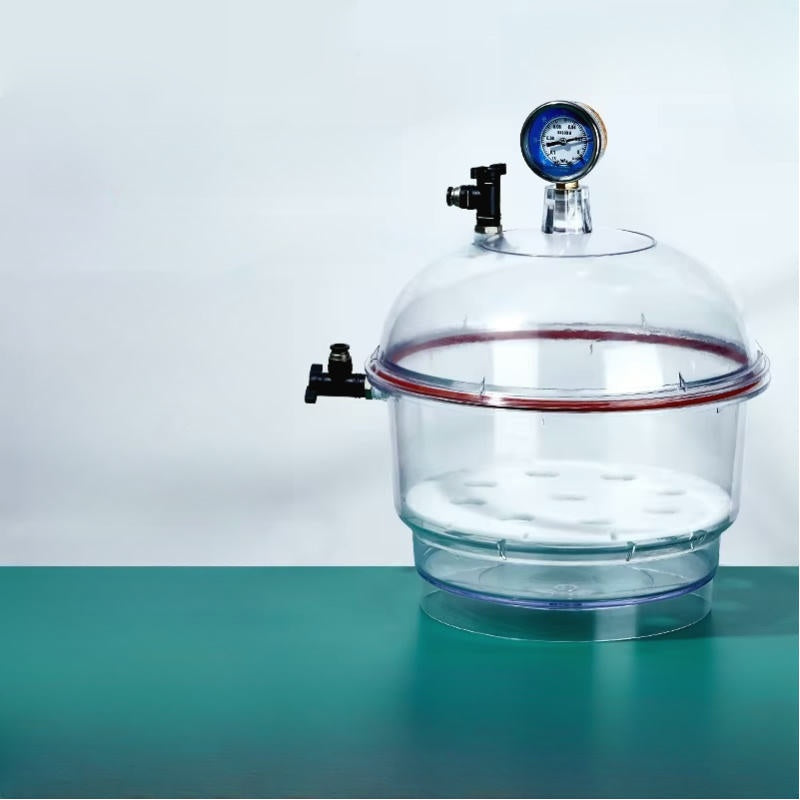 Customizable Transparent Laboratory Vacuum Dryer Plastic Dish Kettle Tank with Vacuum and Air Pump