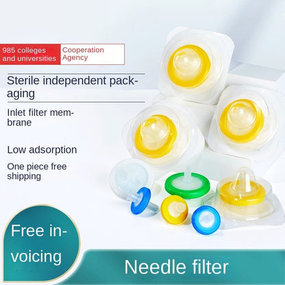 Biological Disposable Sterile Syringe Filter 0.22 0.45um PES Nylon Organic Hydrophilic Membrane