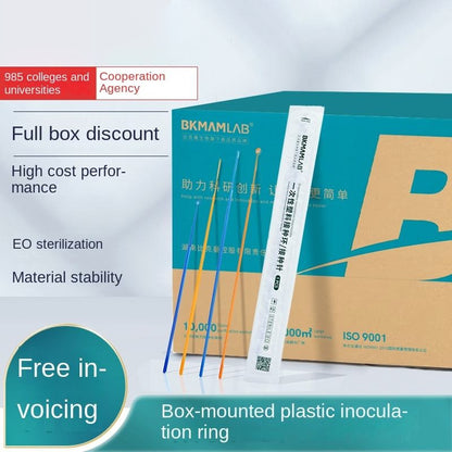 1ul 10ul Disposable Sterile Plastic Inoculation Ring Double-Headed Inoculation Loop Inoculation