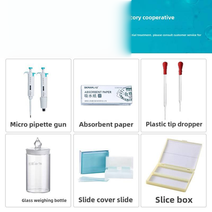 Concave Laboratory Cow Abalone Counting Board Red Blood Cell Counting Slide Cover Glass Microscope