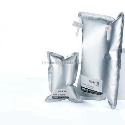 Single Double Valves Odor Gas Bag Aluminium Foil Gas Sampling Bag 0.1l-10l