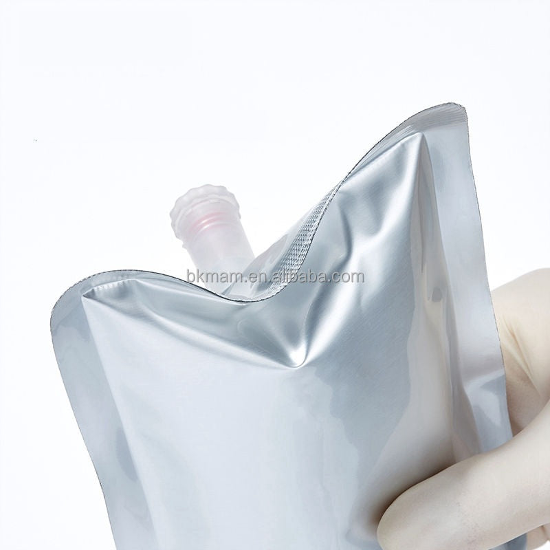 Single Double Valves Odor Gas Bag Aluminium Foil Gas Sampling Bag 0.1l-10l