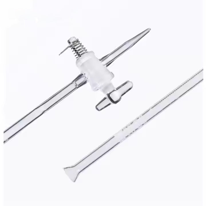 High Borosilicate Glass Burette for Accurate Lab Supply Measurements