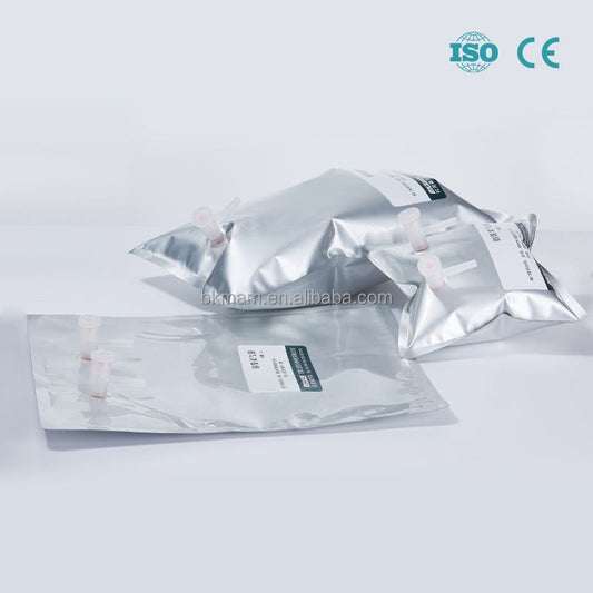 Biotech Single & Double Valve Odor Gas Sampling Bag 0.1l-15l Range Aluminum Foil