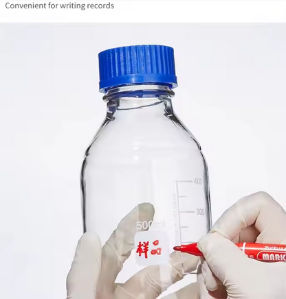 Amber Media Glass Reagent Bottle 100ml 250ml 500ml 1000ml for Laboratories