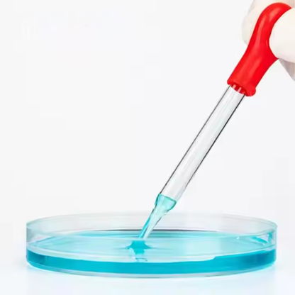 High Borosilicate Glass 0.5-10ml Laboratory Dropper Beaker with Rubber Optimal Performance Beakers