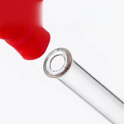 Adjustable Laboratory Pipettes Transparent Brown Small Glass Rubber Head Pipette 90 100 120 150 180