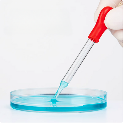 Adjustable Laboratory Pipettes Transparent Brown Small Glass Rubber Head Pipette 90 100 120 150 180