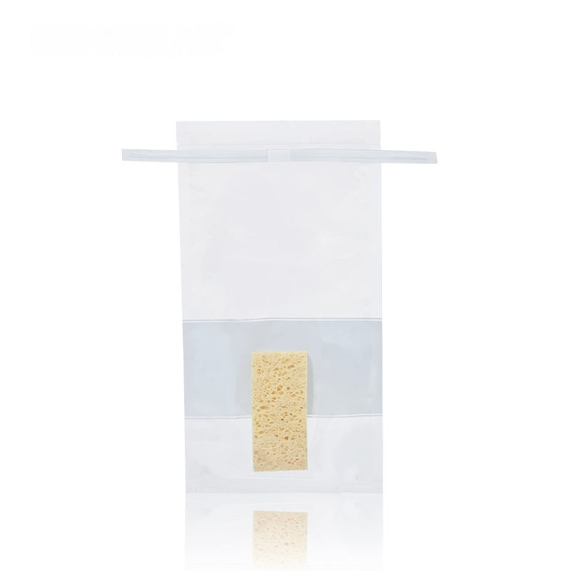 Plastic Sampling Bag with Handle Biological Sterile Sponge Compatible
