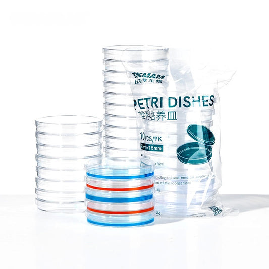 Sterile 90mm Disposable Plastic Culture Dishes Square Flat Laboratory Use Bacterial Culture Plates