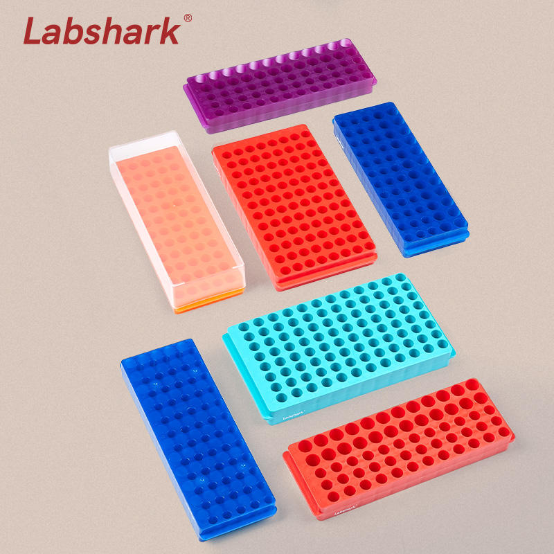 Double-Sided 60-well 96-well PCR Tube Rack Multifunctional 0.5 1.5 2 5ml Equipment Rack