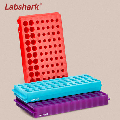 Double-Sided 60-well 96-well PCR Tube Rack Multifunctional 0.5 1.5 2 5ml Equipment Rack