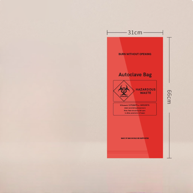 Autoclavable Biohazard Bags High-Temperature and High-Pressure Sterilization