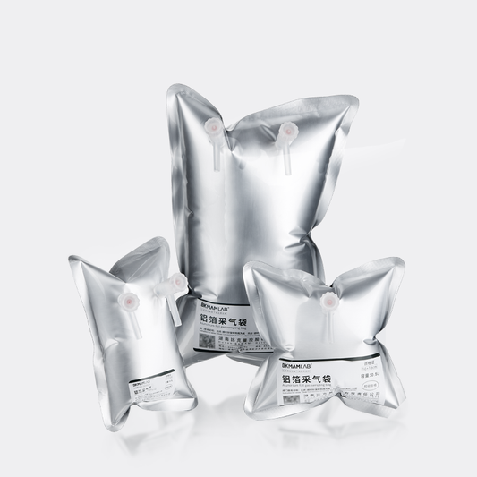 Biotech Single & Double Valves Gas Sampling Bag 0.1l-15l Range Aluminum Foil Gas Sampling Bag