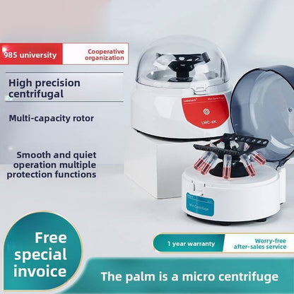 Biological Laboratory Mini Palm Microcentrifuge 4000 Rpm Timing Low Noise Serum Separator
