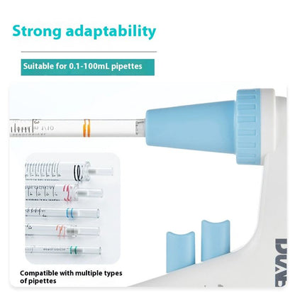 Dalong Levo Plus Large-Capacity Laboratory Pipette Gun Electric Pipette with Plastic Suction Aid