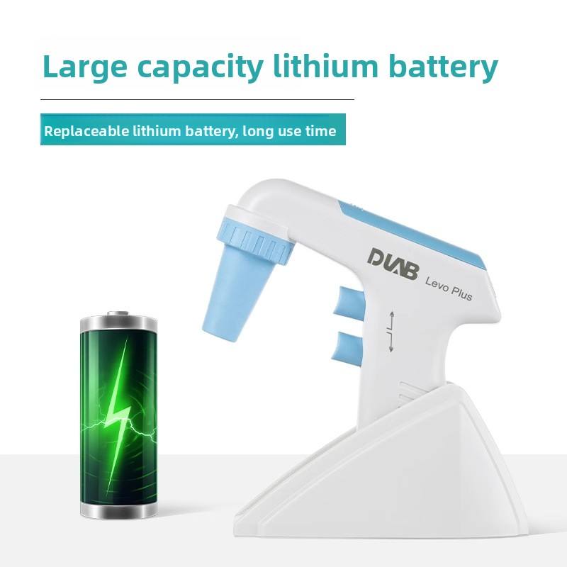 Dalong Levo Plus Large-Capacity Laboratory Pipette Gun Electric Pipette with Plastic Suction Aid