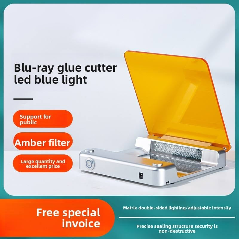 LED Blue Light Gel Imaging Nucleic Acid Protein UV Projector Laboratory Supplies Gel Curing Lamp