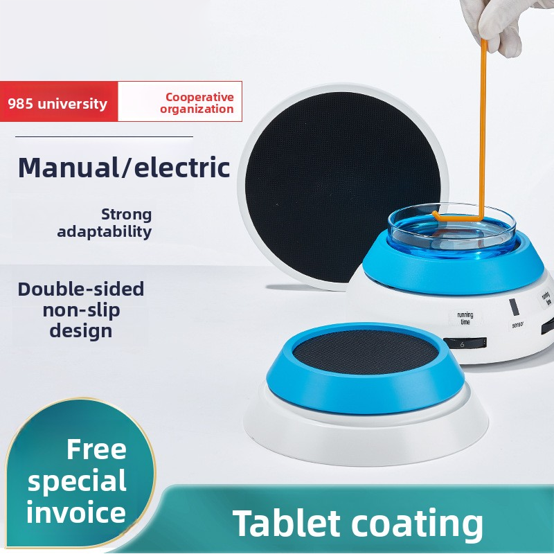 Electric Double-Sided Rotating Workbench Manual Flat Coating Apparatus Bacteria Culture Dish