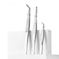 Straight Head Elbows Lab Supplies 304 Stainless Steel Tweezers