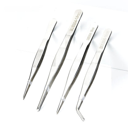 Straight Head Elbows Lab Supplies 304 Stainless Steel Tweezers