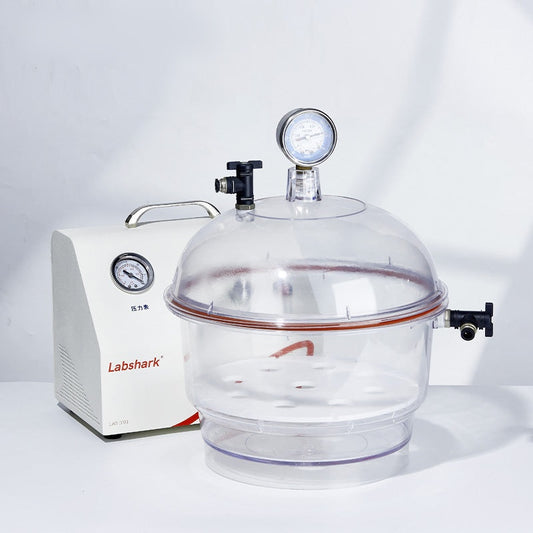 Transparent Plastic Vacuum Drying Dish Kettle Tank Vacuum Pump Desiccator