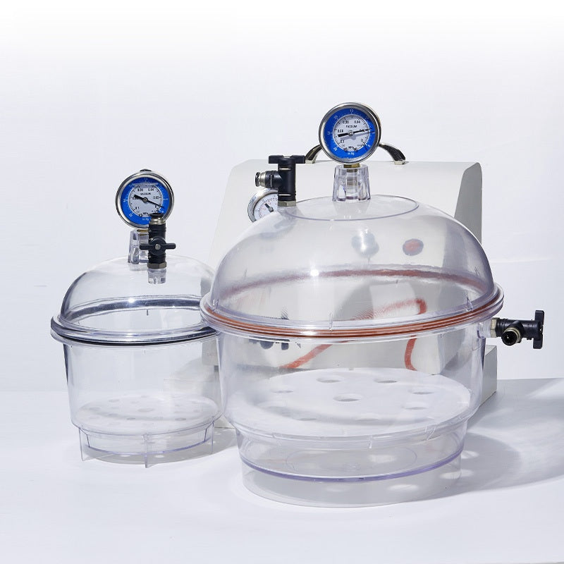 Transparent Plastic Vacuum Drying Dish Kettle Tank Vacuum Pump Desiccator
